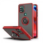 Wholesale Tuff Slim Armor Hybrid Ring Stand Case for Motorola Moto G Stylus 5G 2021 (Red)